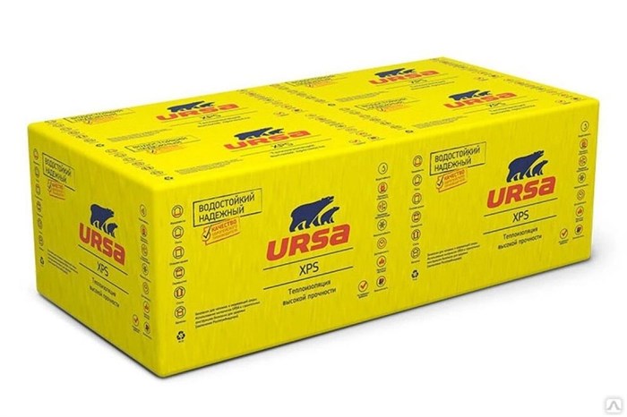 Урса XPS 100мм 4шт/уп (2,83m2) 10516