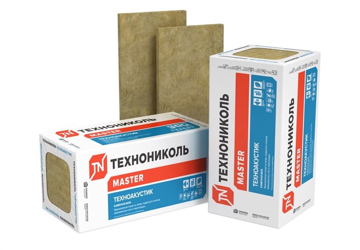 Утеплитель ТехноНиколь АКУСТИК 50мм (41кг/м3) [5,76m2] 10494