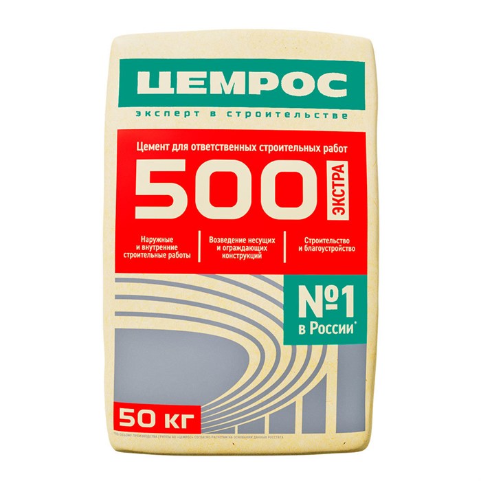Цемент Евро 500 50кг 10436
