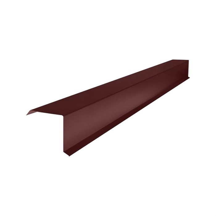 Ветровая планка 2000x100x90мм "Кор. шок." (RAL8017) 10346