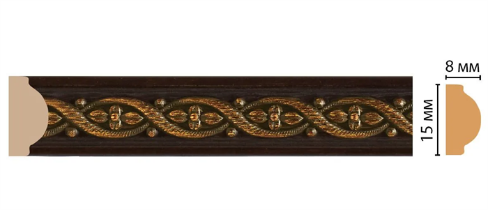 Багет DECOMASTER 15х8мм*2.4м (130-1) 10566