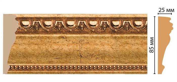 Плинтус DECOMASTER 85х25мм*2.4м (152-58) 10569