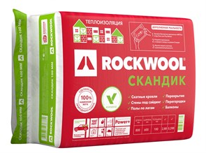 Утеплитель RockWool 100мм (35кг/м3) [2.88m2] 10491