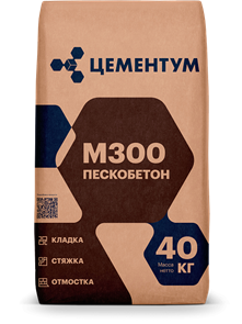 Пескобетон Цементум М-300, 40кг 10429