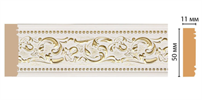 Плинтус DECOMASTER 51х11мм*2.4м (156-54) 10567