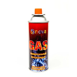 Газ NOVA универсальный всесезонный для портативных плит 400 мл 10624