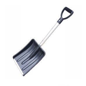 Лопата авто снеговая (пластик ручка алюмин) 10631