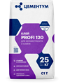 Клей для плитки С1 PROFI 120 ЦЕМЕНТУМ, 25кг 10425